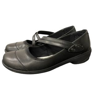 ABEO Smart 3595 Mary Jane Slip Resistant Flats - Black Size 9.5